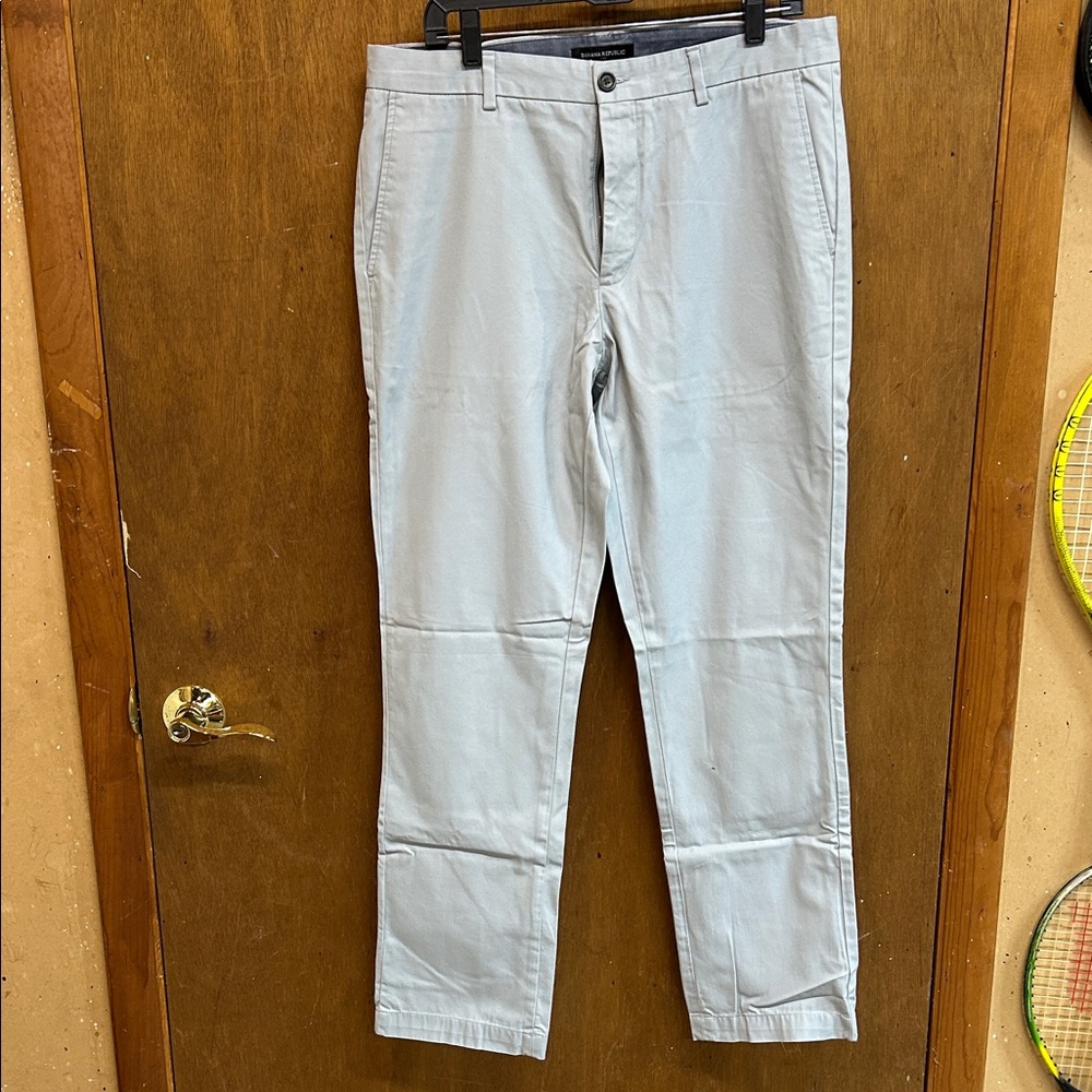 Banana Republic Light Gray Chinos